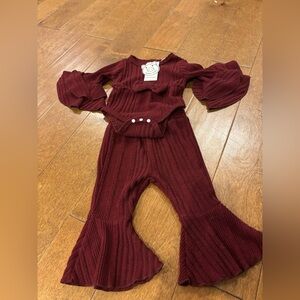 Sunny Piggy two piece outfit girls winter size 3-6 months new with tags